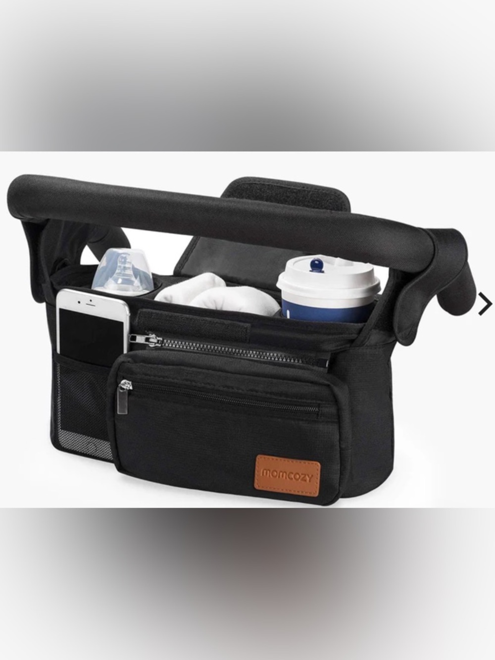 Momcozy Stroller Organizer - All-in-One Cup Holder & Pet Strollers